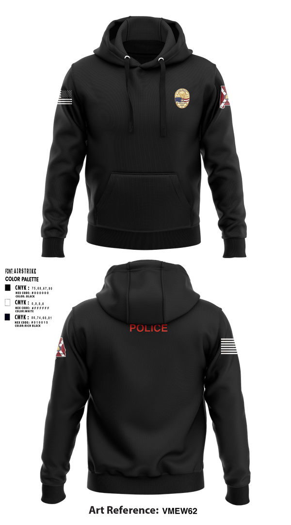 Hoodie, , Police, Teamtime, Team time, sublimation, custom sports apparel, team uniforms, spirit wear, spiritwear, sports uniforms, custom shirts, team store, custom team store, fundraiser sports, apparel fundraiser