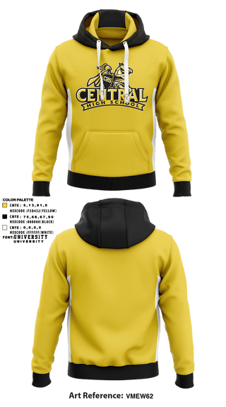 Hoodie, Central HS Football, Football, Teamtime, Team time, sublimation, custom sports apparel, team uniforms, spirit wear, spiritwear, sports uniforms, custom shirts, team store, custom team store, fundraiser sports, apparel fundraiser