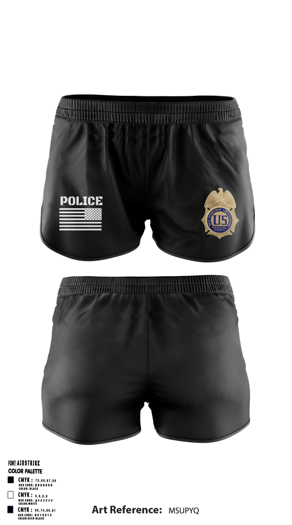 Ranger Panties, , Police, Teamtime, Team time, sublimation, custom sports apparel, team uniforms, spirit wear, spiritwear, sports uniforms, custom shirts, team store, custom team store, fundraiser sports, apparel fundraiser