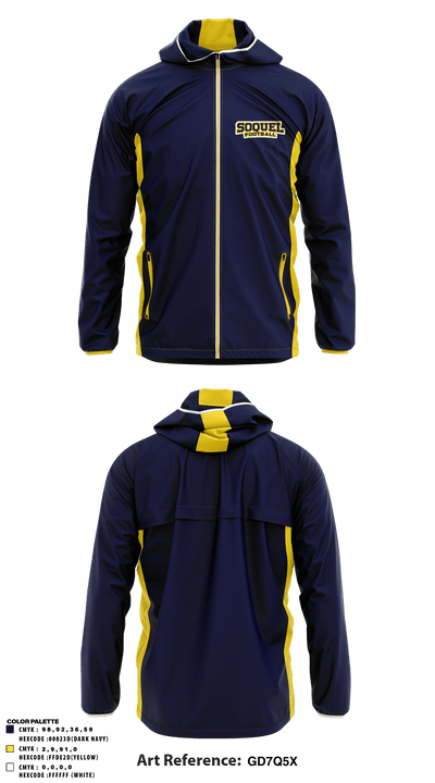 Soquel High School Football 13320903 Windbreaker - 1