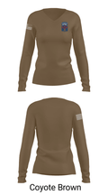 593D ESC HHC 9880984 Women's Long Sleeve V-neck Shirt - 37