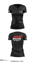 HHB 2-114 FA (FIST) 66604397 Women's Short Sleeve V-neck Shirt - 1