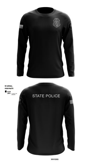 Long Sleeve Performance Shirt, , Police, Teamtime, Team time, sublimation, custom sports apparel, team uniforms, spirit wear, spiritwear, sports uniforms, custom shirts, team store, custom team store, fundraiser sports, apparel fundraiser