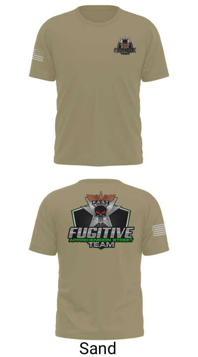 Fugitive apprehension street team 48139559 Short Sleeve Performance Shirt - 46