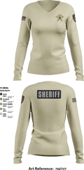 Henry County S.E.R.T. 87395571 Women's Long Sleeve V-neck Shirt - 5