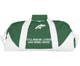 Duffle Bag, Kettle Moraine Lutheran High School Soccer, Women's Soccer, Teamtime, Team time, sublimation, custom sports apparel, team uniforms, spirit wear, spiritwear, sports uniforms, custom shirts, team store, custom team store, fundraiser sports, apparel fundraiser