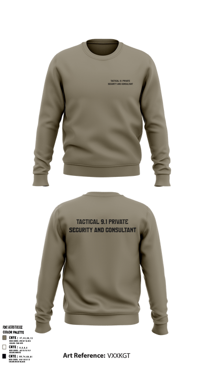 Tactical 9.1 Private Security and Security consultantTactical 9.1 Private Security and Security consultant 13615733 Crew Neck Sweatshirt - 2