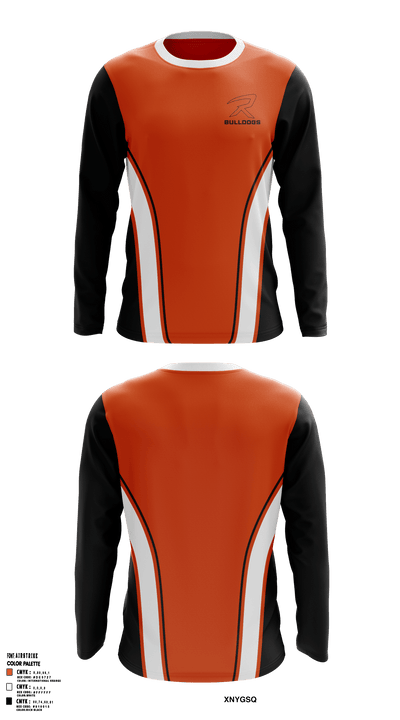 Rudyard Senior High School Basketball 11139770 Long Sleeve Performance Shirt - 39
