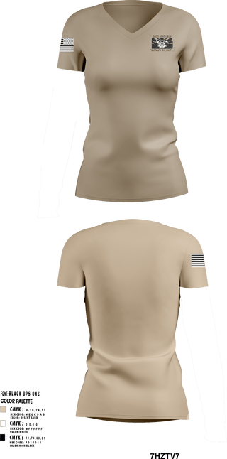 Women's Short Sleeve Vneck Shirt, , Army, Teamtime, Team time, sublimation, custom sports apparel, team uniforms, spirit wear, spiritwear, sports uniforms, custom shirts, team store, custom team store, fundraiser sports, apparel fundraiser