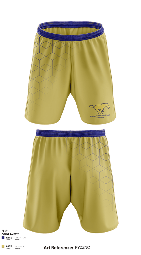 Athletic Shorts With Pockets, Fountain Central High School Swimming, Swimming, Teamtime, Team time, sublimation, custom sports apparel, team uniforms, spirit wear, spiritwear, sports uniforms, custom shirts, team store, custom team store, fundraiser sports, apparel fundraiser
