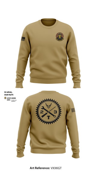 Crew Neck Sweatshirt, 21 STS, Air Force, Teamtime, Team time, sublimation, custom sports apparel, team uniforms, spirit wear, spiritwear, sports uniforms, custom shirts, team store, custom team store, fundraiser sports, apparel fundraiser