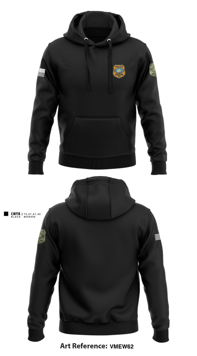 Milton Police Department 34508245 Hoodie - 1