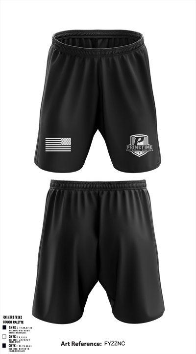 Prime Time Protection Services 47797926 Athletic Shorts With Pockets - 1