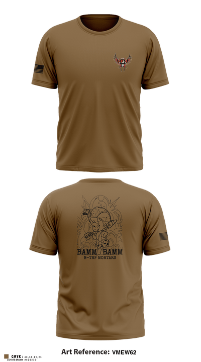 BAMM BAMM 3548892 Short Sleeve Performance Shirt - 2