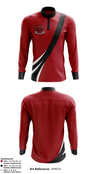 Quarter Zip Jacket, Crossover Preparatory Academy, Spirit Store, Teamtime, Team time, sublimation, custom sports apparel, team uniforms, spirit wear, spiritwear, sports uniforms, custom shirts, team store, custom team store, fundraiser sports, apparel fundraiser