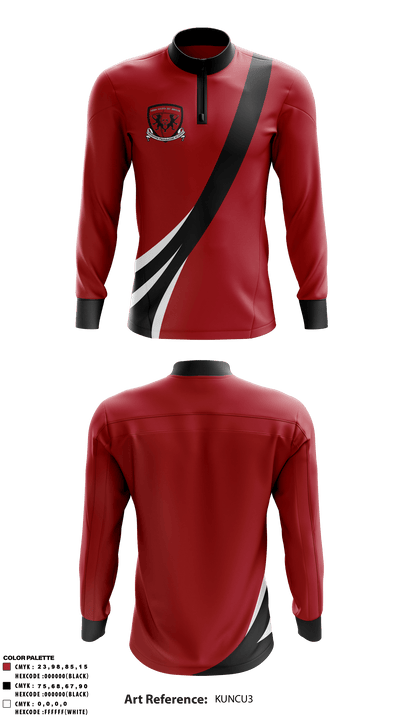 Crossover Preparatory Academy 33111163 Quarter Zip Jacket - 1