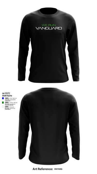 Vanguard College Preparatory School Track and Field 69705077 Long Sleeve Performance Shirt - 1
