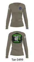 Delaware Park Chemical Engine Co. #1 31356015 Women's Long Sleeve V-neck Shirt - 41