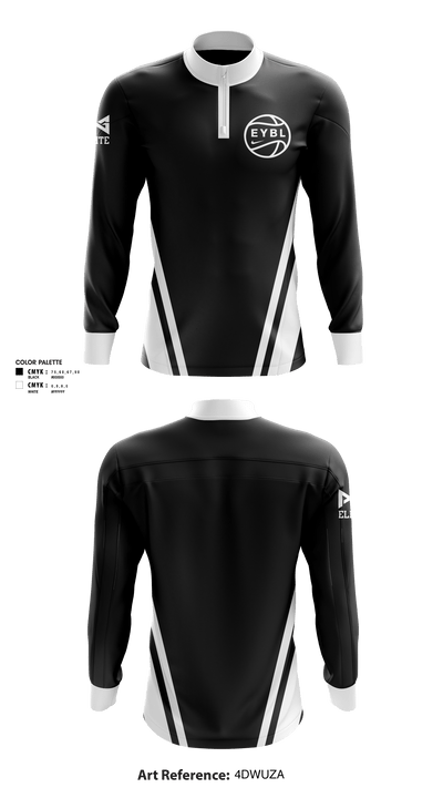 Paul George Elite Basketball 54055010 Quarter Zip Jacket - 1
