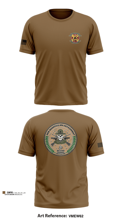 Weapons Training Battalion 3430348 Short Sleeve Performance Shirt - 4
