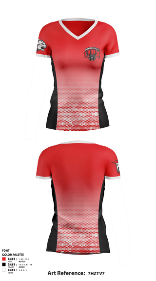 Women's Short Sleeve Vneck Shirt, Brandon Valley High School Dance, Spirit Store, Teamtime, Team time, sublimation, custom sports apparel, team uniforms, spirit wear, spiritwear, sports uniforms, custom shirts, team store, custom team store, fundraiser sports, apparel fundraiser