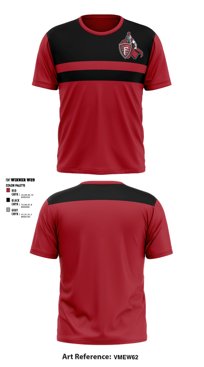 Fairview High School Cheer 57743925 Short Sleeve Performance Shirt - 1