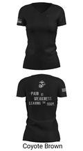 Marines 27240042 Women's Short Sleeve V-neck Shirt - 20