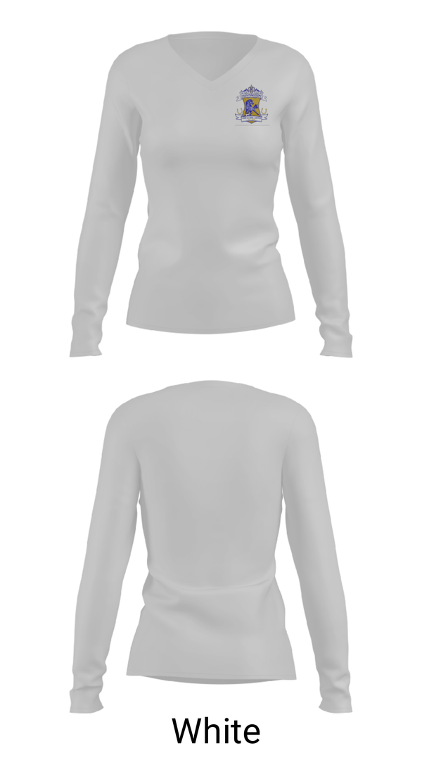 Women's Long Sleeve Vneck Shirt, Huntingdon High School Soccer, Men's Soccer, Teamtime, Team time, sublimation, custom sports apparel, team uniforms, spirit wear, spiritwear, sports uniforms, custom shirts, team store, custom team store, fundraiser sports, apparel fundraiser