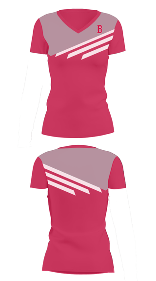 Women's Short Sleeve Vneck Shirt, Bedford Senior High School Cross Country, Cross Country, Teamtime, Team time, sublimation, custom sports apparel, team uniforms, spirit wear, spiritwear, sports uniforms, custom shirts, team store, custom team store, fundraiser sports, apparel fundraiser