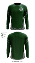 Chester High School 57987604 Long Sleeve Performance Shirt - 1