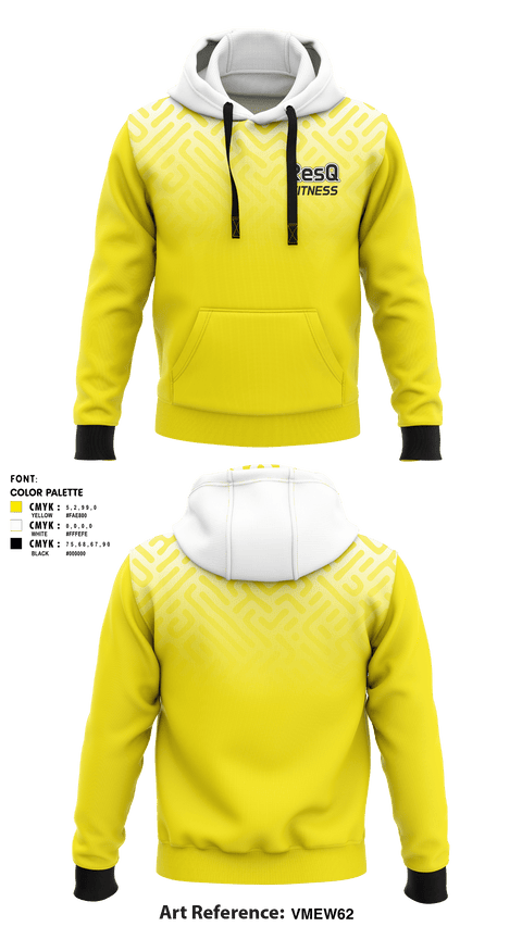 Hoodie, ResQ Fitness, , Teamtime, Team time, sublimation, custom sports apparel, team uniforms, spirit wear, spiritwear, sports uniforms, custom shirts, team store, custom team store, fundraiser sports, apparel fundraiser