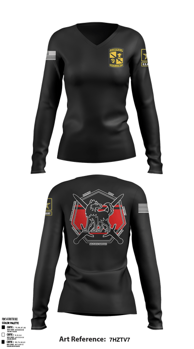 Northern Illinois University 92859417 Women's Long Sleeve V-neck Shirt - 1