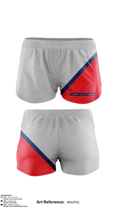 Mcdermitt High School 41606588 Track Shorts - 1