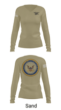 Navy SEAL 15609464 Women's Long Sleeve V-neck Shirt - 42