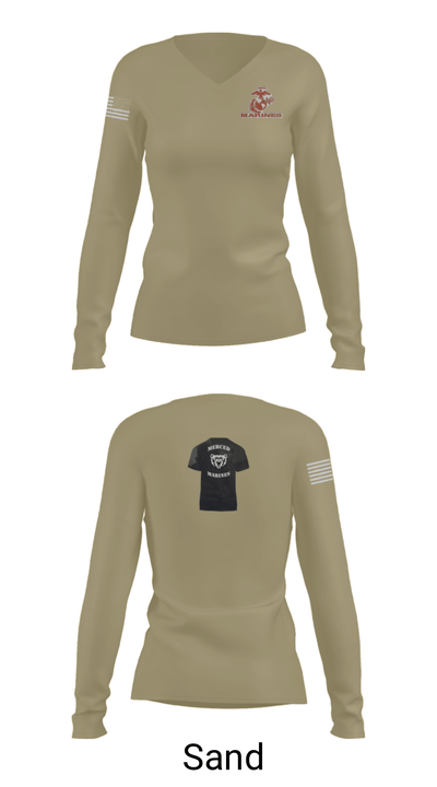 RSS Merced 85178627 Women's Long Sleeve V-neck Shirt - 47