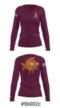 2nd platoon 1-14th 44681446 Women's Long Sleeve V-neck Shirt - 36