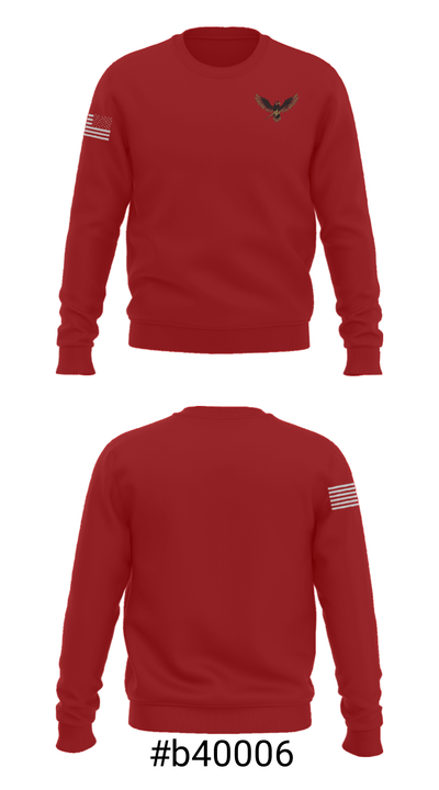 Johnson County Central High School Cheer 71640178 Crew Neck Sweatshirt - 16
