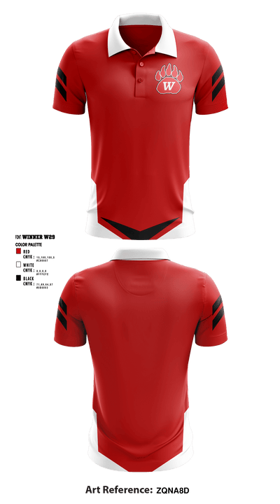 Wadsworth High School Gymnastics 58718046 Short Sleeve Performance Polo - 1