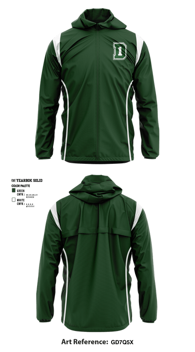 Dartmouth High School 73517919 Windbreaker - 2