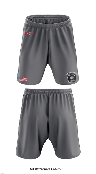 Boston Fire Department Engine-42 59280094 Athletic Shorts With Pockets - 5