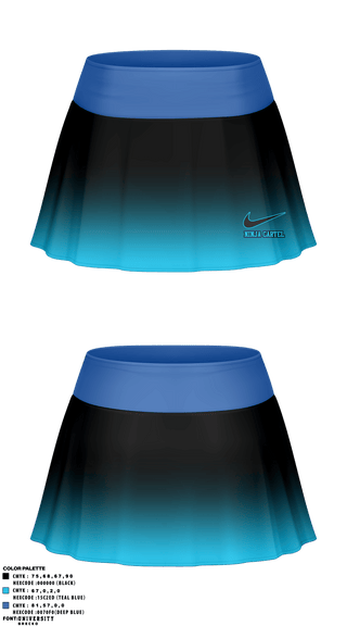 Skort, Ninja Cartel, Tennis, Teamtime, Team time, sublimation, custom sports apparel, team uniforms, spirit wear, spiritwear, sports uniforms, custom shirts, team store, custom team store, fundraiser sports, apparel fundraiser