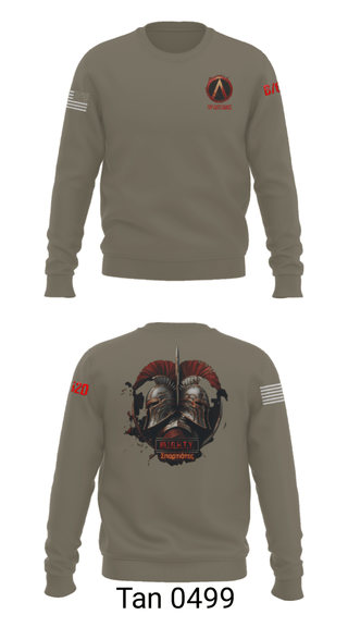 Crew Neck Sweatshirt, , Army, Teamtime, Team time, sublimation, custom sports apparel, team uniforms, spirit wear, spiritwear, sports uniforms, custom shirts, team store, custom team store, fundraiser sports, apparel fundraiser