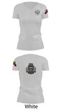 75th RGT 3rd BN Co C Alpha 88655986 Women's Short Sleeve V-neck Shirt - 12