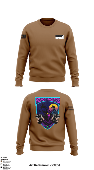 Crew Neck Sweatshirt, , Army, Teamtime, Team time, sublimation, custom sports apparel, team uniforms, spirit wear, spiritwear, sports uniforms, custom shirts, team store, custom team store, fundraiser sports, apparel fundraiser