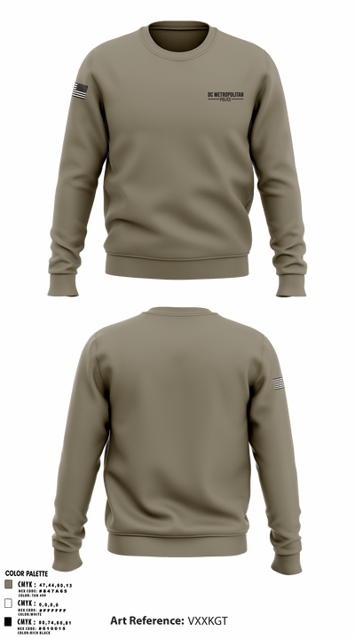 DC metropolitan police 40878444 Crew Neck Sweatshirt - 1