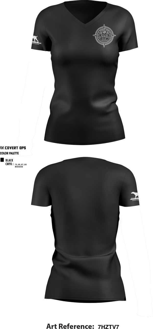 Women's Short Sleeve Vneck Shirt, Jaimie Cox Foundation, , Teamtime, Team time, sublimation, custom sports apparel, team uniforms, spirit wear, spiritwear, sports uniforms, custom shirts, team store, custom team store, fundraiser sports, apparel fundraiser