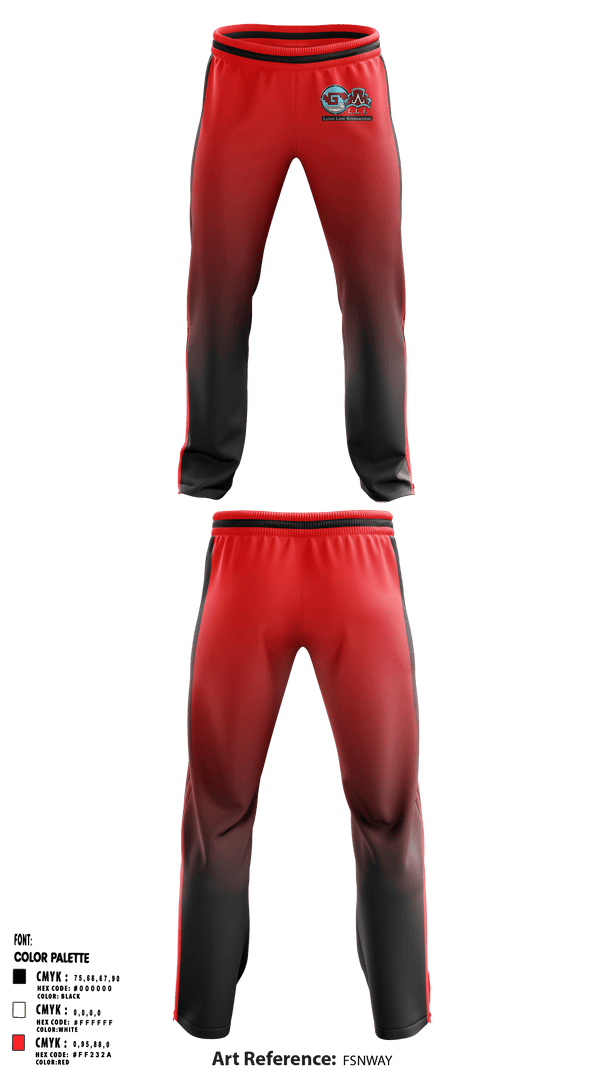 Sweatpants, GALLI LUCHA LIBRE, Wrestling, Teamtime, Team time, sublimation, custom sports apparel, team uniforms, spirit wear, spiritwear, sports uniforms, custom shirts, team store, custom team store, fundraiser sports, apparel fundraiser