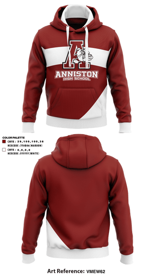 Hoodie, Anniston High School, Spirit Store, Teamtime, Team time, sublimation, custom sports apparel, team uniforms, spirit wear, spiritwear, sports uniforms, custom shirts, team store, custom team store, fundraiser sports, apparel fundraiser