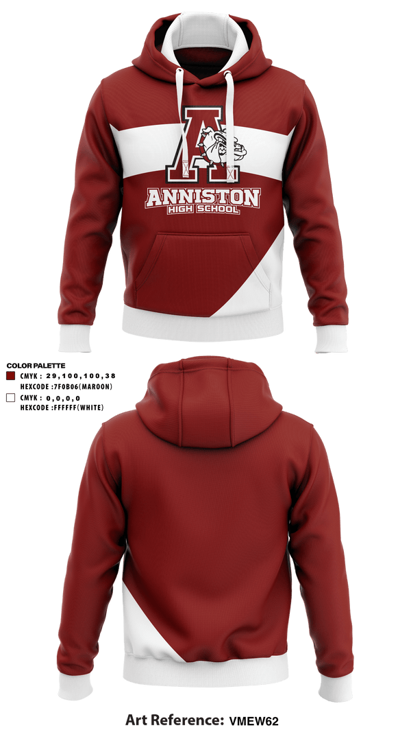 Hoodie, Anniston High School, Spirit Store, Teamtime, Team time, sublimation, custom sports apparel, team uniforms, spirit wear, spiritwear, sports uniforms, custom shirts, team store, custom team store, fundraiser sports, apparel fundraiser