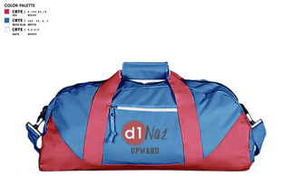 Duffle Bag, D1Naz Upward Basketball And Cheerleading, Men's Basketball, Teamtime, Team time, sublimation, custom sports apparel, team uniforms, spirit wear, spiritwear, sports uniforms, custom shirts, team store, custom team store, fundraiser sports, apparel fundraiser